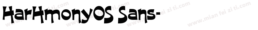 HarHmonyOS Sans字体转换